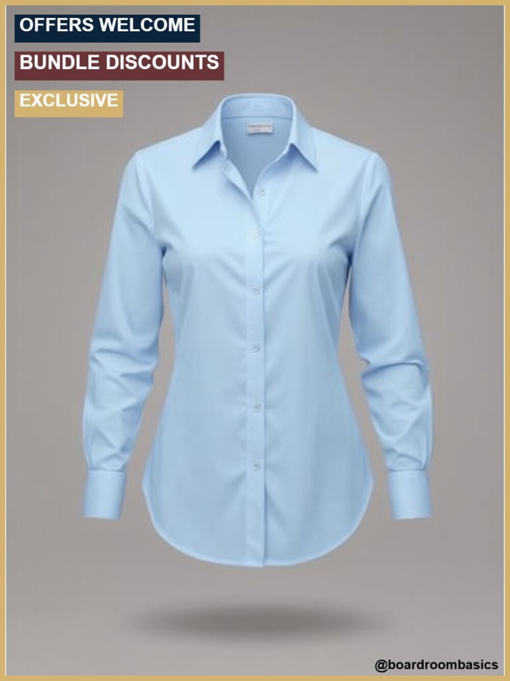 Wrinkle Free Button Down Shirt Long Sleeve Blouse Business Casual Top